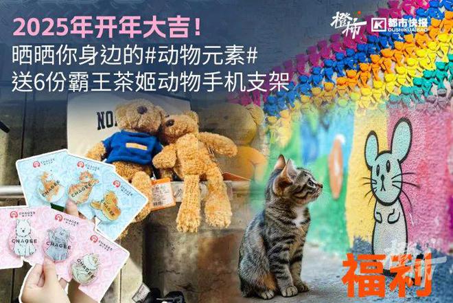 王茶姬动物手机支架……橙柿超多福利送送送k8凯发入口时髦人都有的巴拉克拉法帽、霸