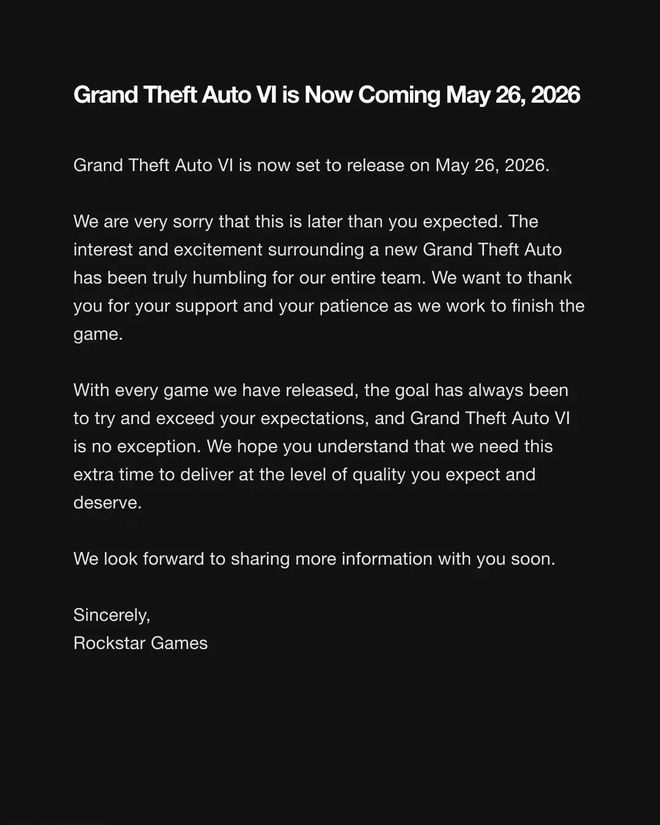 布GTA6延期微软Xbox涨价：这就是今天的其他大新闻！凯发平台小米停止推送限制